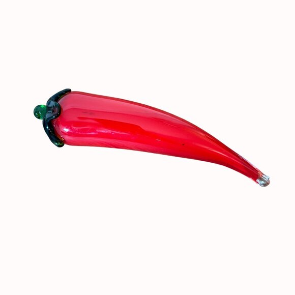 Handblown Glass Vegetable Figurines Set VTG MCM Murano Style Kitchen Art Decor - Picture 15 of 16